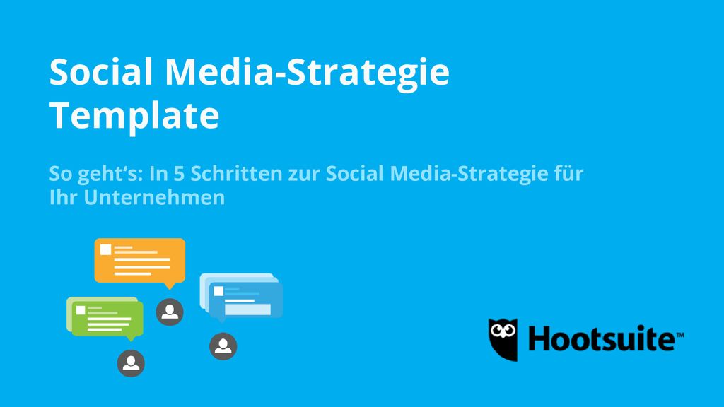 Social Media Strategie Template Ppt Herunterladen