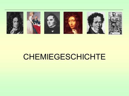 CHEMIEGESCHICHTE.