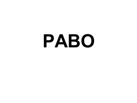 PABO.