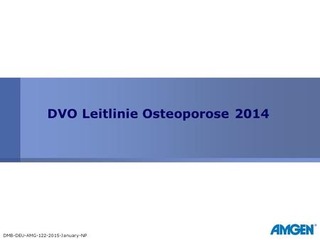 DVO Leitlinie Osteoporose 2014