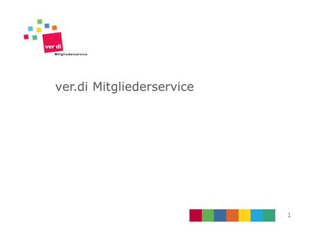 ver.di Mitgliederservice