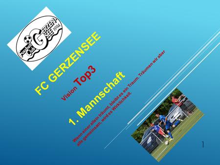 FC Gerzensee 1. Mannschaft Vision Top3