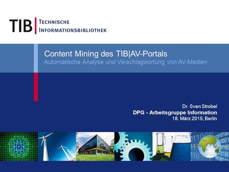 Content Mining des TIB|AV-Portals