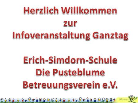 Infoveranstaltung Ganztag Erich-Simdorn-Schule