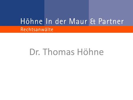 Dr. Thomas Höhne. Geheim oder nicht geheim? Urheberprobleme in Vergabeverfahren.
