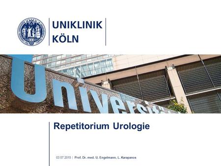 Repetitorium Urologie
