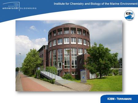 ICBM – T ERRAMARE, Wilhelmshaven Institute for Chemistry and Biology of the Marine Environment ICBM - T ERRAMARE Direktor des ICBM: Prof. Dr. Jürgen Rullkötter.
