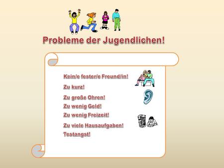 Probleme der Jugendlichen! Kein/e fester/e Freund/in!