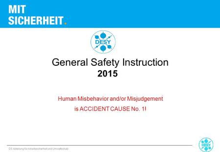 General Safety Instruction