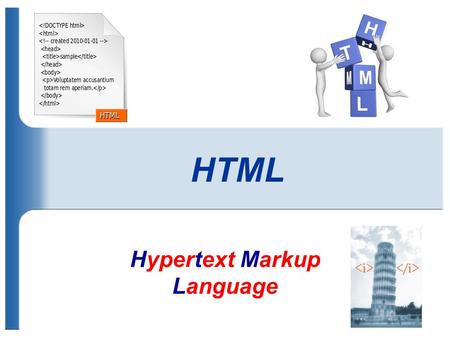 Hypertext Markup Language