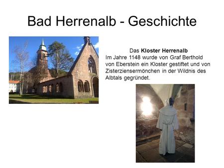 Bad Herrenalb - Geschichte