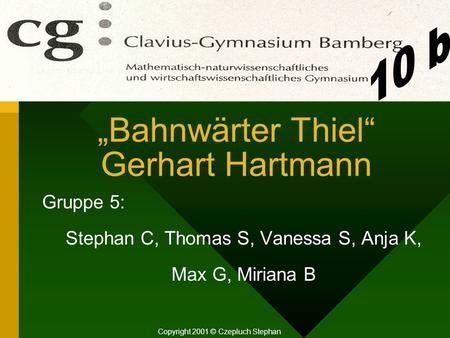 „Bahnwärter Thiel“ Gerhart Hartmann
