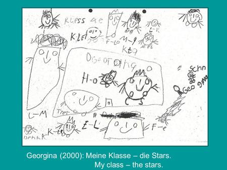Georgina (2000): Meine Klasse – die Stars. My class – the stars.
