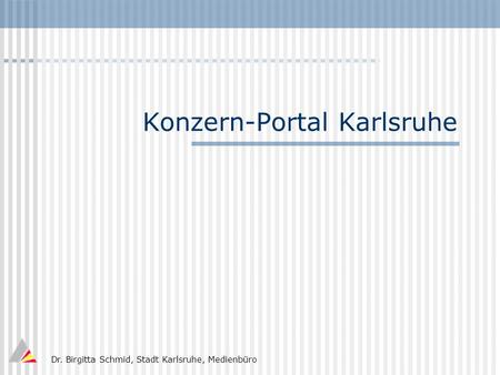 Konzern-Portal Karlsruhe
