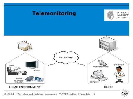 Telemonitoring 27.03.2017 | Technologie-und Marketing-Management in IT-/TIMES-Märkten | Yassin Zribi | 1 20. Mai 2010 |