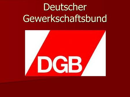 Deutscher Gewerkschaftsbund