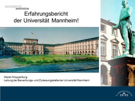 der Universität Mannheim!