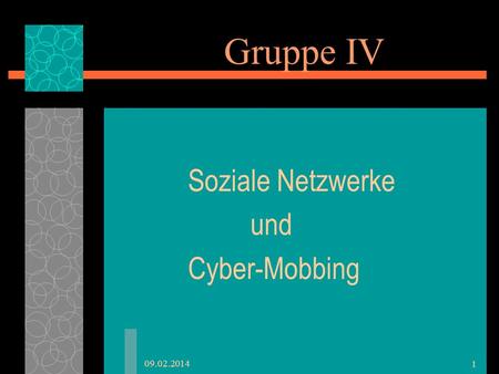 Soziale Netzwerke und Cyber-Mobbing