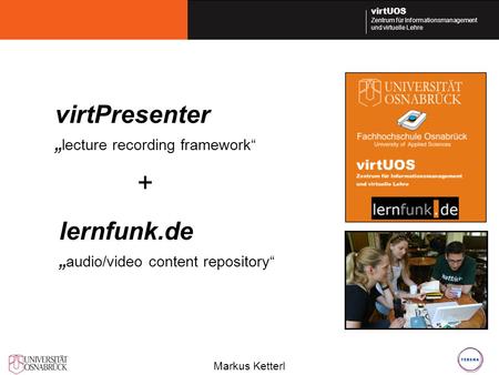 virtPresenter „lecture recording framework“