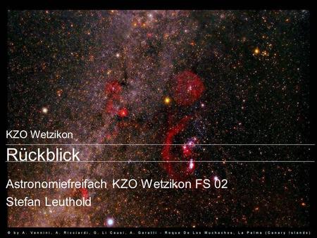 Astronomiefreifach KZO Wetzikon FS 02 Stefan Leuthold