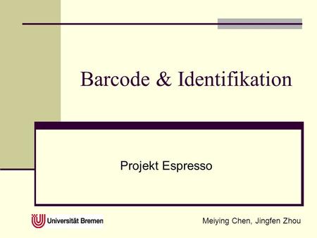 Barcode & Identifikation