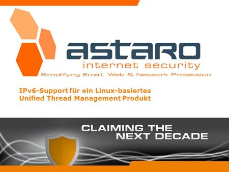 IPv6-Support für ein Linux-basiertes Unified Thread Management Produkt.