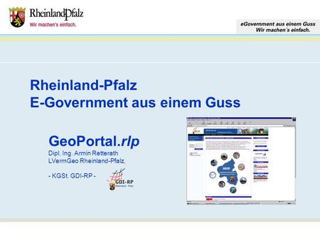 Rheinland-Pfalz E-Government aus einem Guss