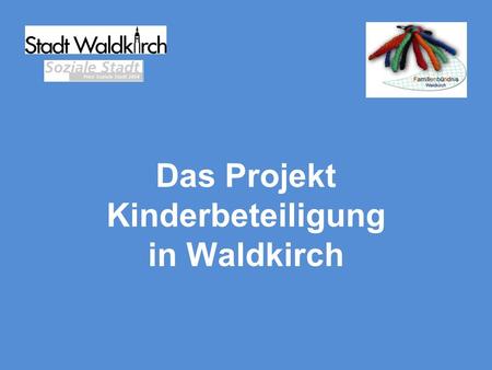Das Projekt Kinderbeteiligung in Waldkirch
