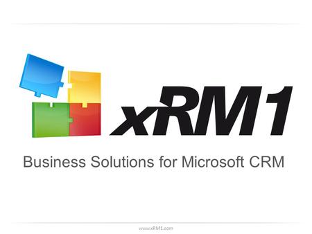 Business Solutions for Microsoft CRM