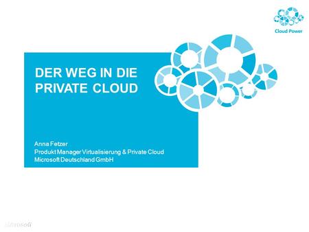 der Weg in die Private Cloud