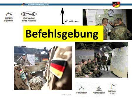 MG auf Lafette Befehlsgebung  pützer kp Rk08.