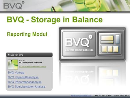 BVQ - Storage in Balance
