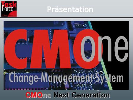 Präsentation Datenbankerweiterung mit CMOne Next Generation.