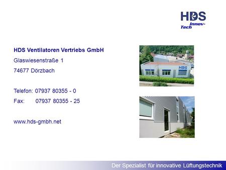 HDS Ventilatoren Vertriebs GmbH