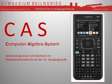 C A S Computer-Algebra-System