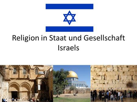 Religion in Staat und Gesellschaft Israels