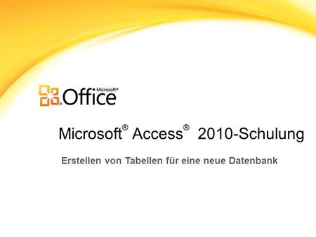 Microsoft® Access® 2010-Schulung