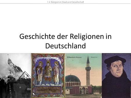 Geschichte der Religionen in Deutschland