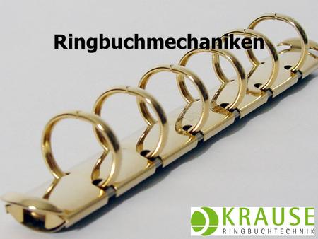 Ringbuchmechaniken Juni 2009 KRAUSE AG.