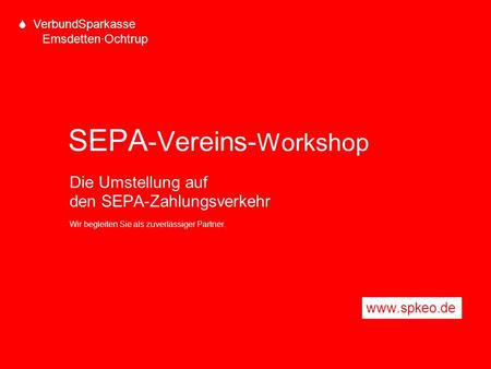 SEPA-Vereins-Workshop
