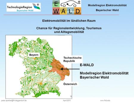 Modellregion Elektromobilität Bayerischer Wald