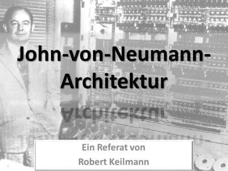 John-von-Neumann-Architektur