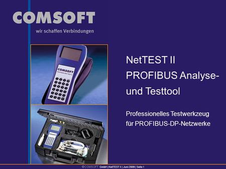NetTEST II PROFIBUS Analyse- und Testtool