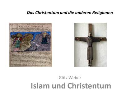 Das Christentum und die anderen Religionen