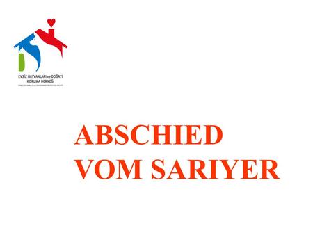ABSCHIED VOM SARIYER.
