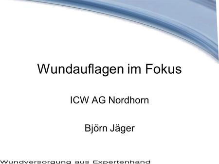 ICW AG Nordhorn Björn Jäger