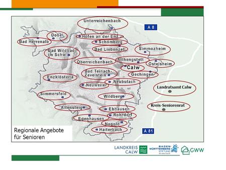 Regionale Angebote für Senioren