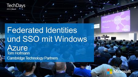 Federated Identities und SSO mit Windows Azure