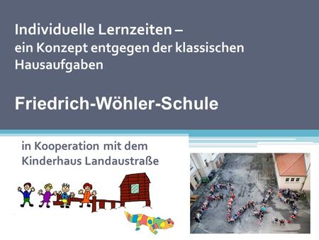 in Kooperation mit dem Kinderhaus Landaustraße