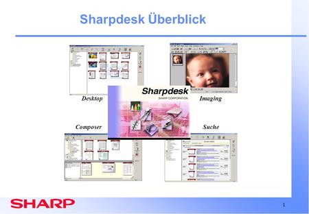 Sharpdesk Überblick Desktop Composer Suche Imaging      